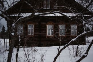 The cottage of the Bebchuk family in the village of Bobrovo, Tver Oblast