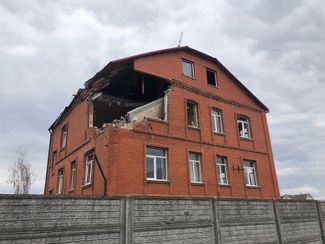 A private home in Bohdanivka that Russian soldiers converted into a base. April 11, 2022