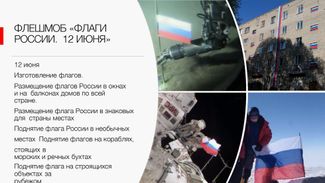 Plans for the “Flags of Russia” flash mob