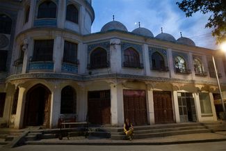 The surviving madrasah in Kashgar