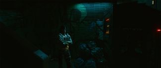 Этот кадр сделан в фоторежиме Cyberpunk 2077 (он скрывает интерфейс игры)