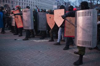 Grushevsky Street, January 19, 2014