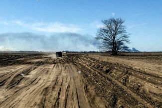 The road to Chernihiv