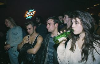 A Beer Lovers’ Party meeting. Moscow, October 1, 1994.