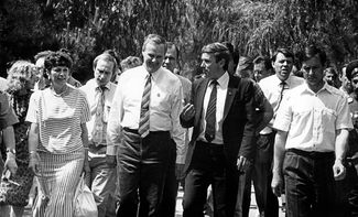 Anatoly Sobchak in Novocherkassk, June 1991