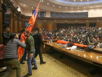 Protesters storm Armenia’s House of Government