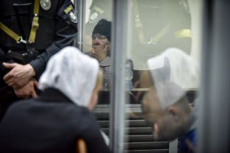 Kateryna Shelipova at Kyiv’s Solomyanskiy District Court