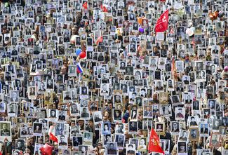 The Immortal Regiment memorial march in Vladivostok. May 9, 2018