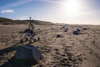 Ровер ExoMars на полигоне в Нидерландах