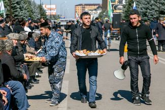 Митинг в Магасе в октябре 2018 года