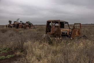 Поврежденная российская техника 