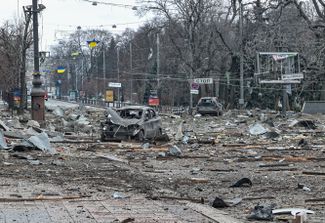 Results of shelling in Kharkiv