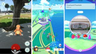 Скриншоты игры Pokémon GO