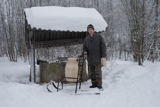 Слава Приходчюк в поселке при седьмом шлюзе