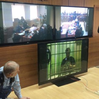 Ildar Dadin during his appeal before the Moscow city court on March 31, 2016