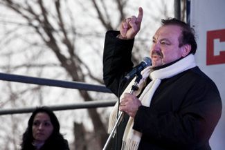 Gennady Gudkov at a rally on Bolotnaya Square. December 10, 2011