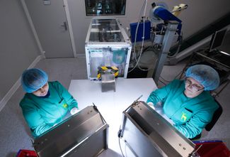 Production of the medication Sibazon, which used to be imported from abroad, at the Moscow Endocrine Plant.