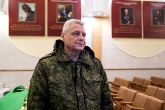 Sergey Kozlov, head of the cabinet of ministers of the self-proclaimed Donetsk People’s Republic. February 19, 2022